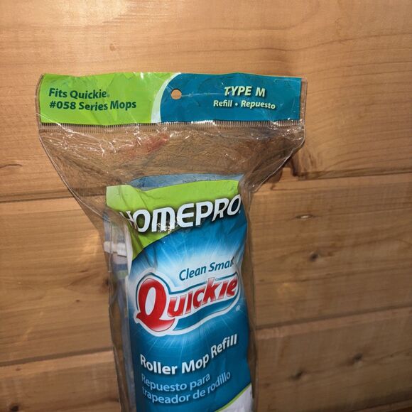 Quickie Homepro Roller Mop Refill Type M Fits Mop #058MB 058BMB Clean Smart NEW - Picture 2 of 5